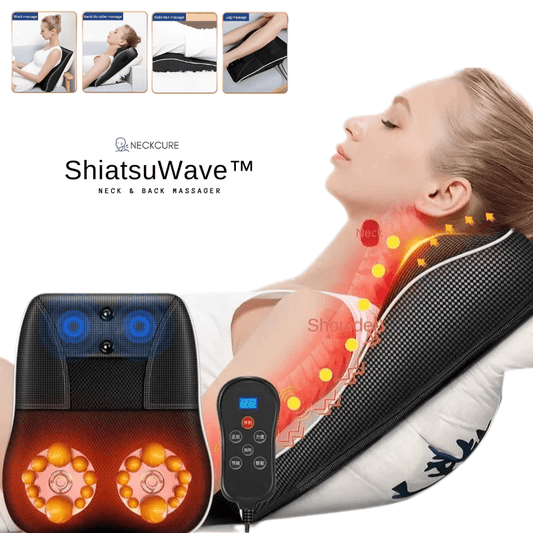 ShiatsuWave™ - Neck & Back Massager - NeckCure